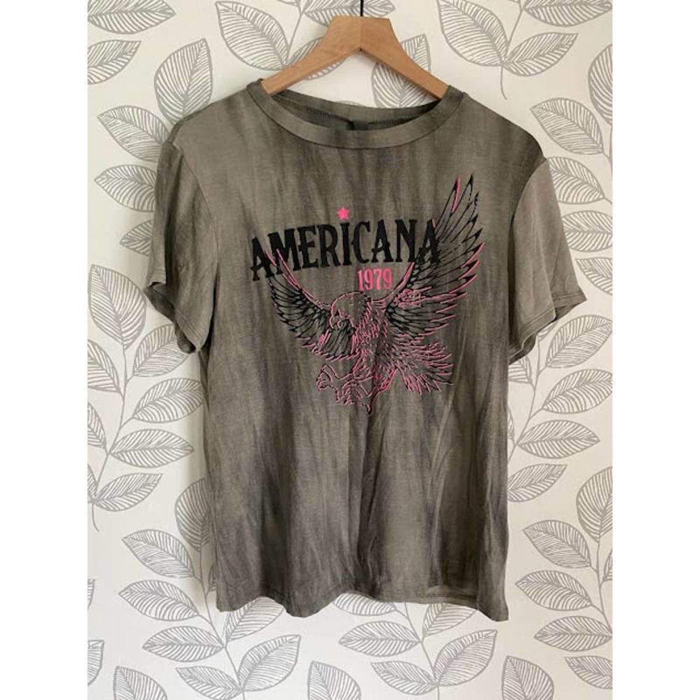 Americana 1979 Gray Eagle T-shirt, NWT, Size L